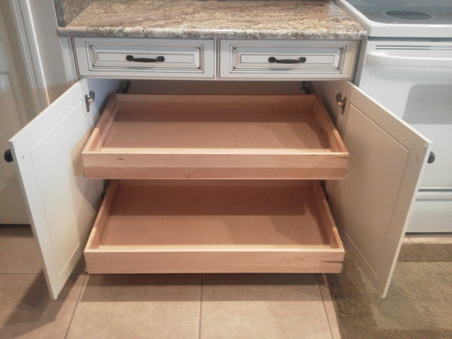 Kitchen Facelifts cabinet refacing with drawer pullouts