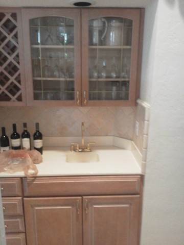 Wetbar before Kitchen Facelifts Kitchen Cabinet Refacing