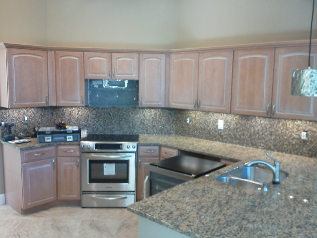 Kitchen cabinets before Kitchen Facelifts refacing